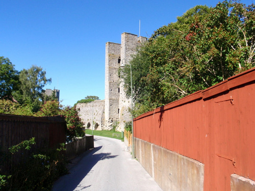 Visby city wall/fortress.